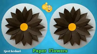 Best Easy Flower Making With Paper | How To Make Origami Flowers | Easy Paper Flower Making Idea 🌼🌸