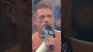 Edge saying Goodbye? 😢 #WWE #Edge #Edge25 #smackdown