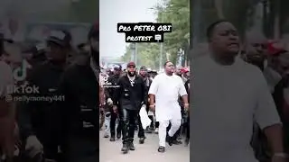 E money and Cubana Chief priest lead protest for Peter Obi | Nigerian election