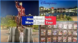 Disney's Hotel New York The Art of Marvel Hotel Tour l Disneyland Paris September 2021 l  DLP Vlogs