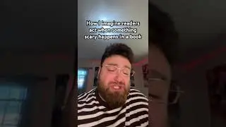 How people act reading horror books #shorts #comedy