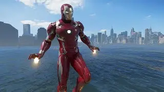 MCU Iron Man Mark 46 &ldquo;Civil War&rdquo; Suit Gameplay - Marvel's Avengers