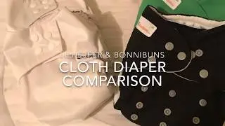 Cloth Diaper Comparison - Lil Helper and Bonnibuns - plus FREE cloth diaper coupon code!