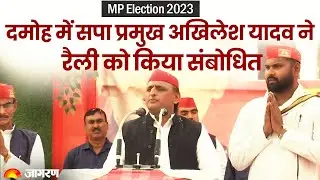 Live: SP Chief Akhilesh Yadav addresses Public Rally in Damoh, Madhya Pradesh | MP Election 2023