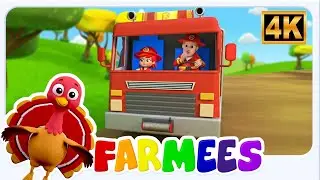Las ruedas del camión de bomberos Compilación canciones infantiles animadas
