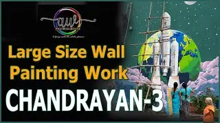 Large size wall painting// Chandrayan -3