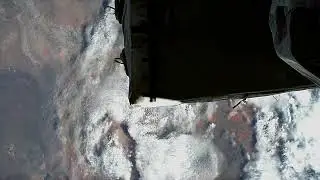 ISS a day South Atlantic - Africa - UAE  Dubai with Palm Islands - Iran - Afghanistan ... Russia