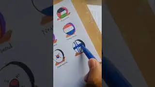 Drawing flag Finland#shorts #art #drawing #trending #fyp