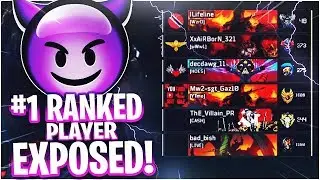 DESTROYING THE #1 RANKED PLAYER IN THE WORLD! (TRYHARDS GET EXPOSED) - Black Ops 4