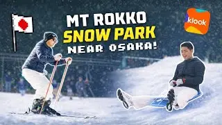 First Snow Experience Near Osaka ❄️ Mt. Rokko Snow Park | Osaka Japan Vlog Day 5