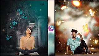 glowing butterfly photo editing / new butterfly photo editing /  glowing butterfly photo tutorial