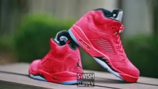 Air Jordan 5 Red Suede