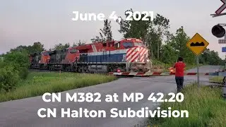 CN M382 at MP 42.20 CN Halton Subdivision • June 4, 2021