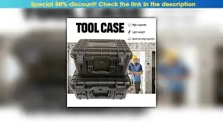 Best Seller Waterproof Hard Carry Case Bag Tool Case with Sponge Storage Box Suitcase Precision Ins