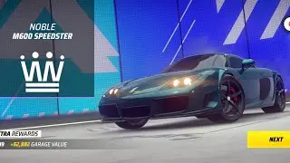 Asphalt 9, Unlock Noble M600 Speedster of event Holo love.