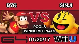 Genesis 4 - MVG | dyr (Diddy Kong) Vs. Sinji (Pac-Man) WF: F3 - Smash Wii U