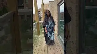 Sheer Kaftan Maxi Dress