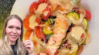 Healthy Salmon Bowl Recipe | Mediterranean Flavors