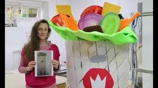 Mascot costume - Doner Kebab | Mascot custom to advertise a food court
