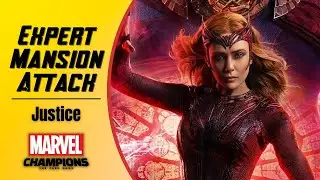 Marvel Champions Scarlet Witch Justice Vs. Expert Mansion Attack