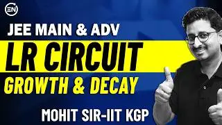 Growth and Decay of Current in L-R Circuit | IIT JEE | PYQs | Mohit Sir | Eduniti
