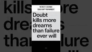 silence doubt. choose action. #motivation #motivationalquotes #shorts #quotes #success #mindset