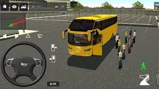 Euro Bus Driving Game Public Transportation 2024 -  Indonesia Bus Simulator Android Gameplay #1727