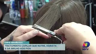 Corte terapêutico: Tratamento capilar que nutre, hidrata e dá brilho aos fios