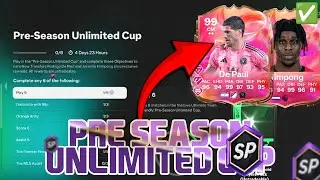 FC 25 How to COMPLETE PRE SEASON UNLIMITED CUP FAST!