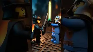 duel kesatria #ai #aiheroes #aiart #lego