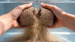 Hypnotizing CRUMBLES earthy ASMR 🪴Non-Stop dry Water Claypot Multi texture🌊🖤