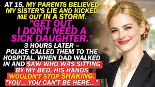 At 15, My Parents Left Me In A Storm Over My Sister's Lie—Dad's Hands Shook When He Saw Who Saved Me