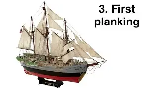 How I did the first planking - Fram Model Ship Build
