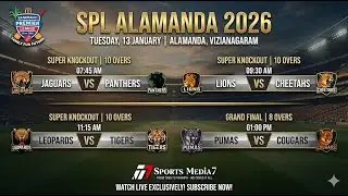 🔴 LIVE: SPL Alamanda 2026 | Super Knockouts & GRAND FINAL | Full Day Coverage | Sports Media7