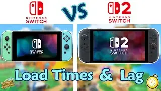 Switch vs Switch 2 | Loading Time & Lag Comparison! | Animal Crossing New Horizons ACNH