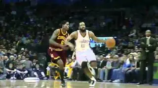 James Harden HUGE dunk on J.J. Hickson (Dec. 12, 2010)