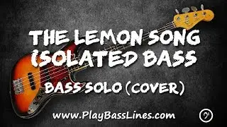 The Lemon Song - Isolated Bass - Bass Solo