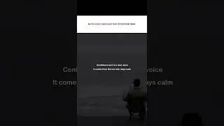 Confidence Comes From Calm | #mindset #shorts