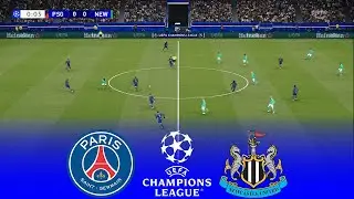 PSG vs NEWCASTLE Live | UEFA Champions League 2026 | 27 January 2026 |Simulation PES 2021 Gameplay
