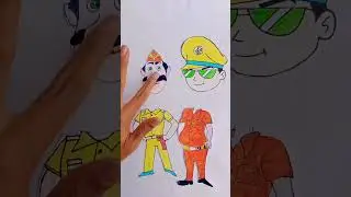 Peda lal 🩵 little singham funny face Exchange 🤣🤣#kicko #motupatlu #littlesingham #spiderman