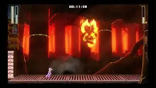 Mega Man 11 - Playground Boss Battle: Torch Man Gold 13:61