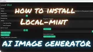 How to install Local Mint  AI image generator