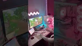 Developing my setup so I can play pony games in style #starstable #pink #setup #gamergirl #cozy