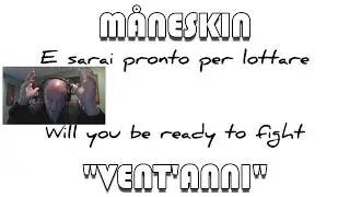 M&Aring;NESKIN &ndash; Vent'anni (lyric version AND live @ X Factor 2020 | &lsquo;INTO THE MUSIC REACTION&rsquo;