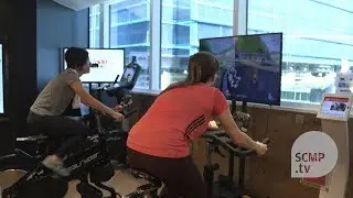 Exercise bikes and Mario Kart: pedalling a new way to exercise