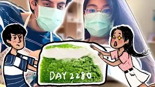 Making 🌿Matcha Cake 🌿With My Boyfriend | Vlog