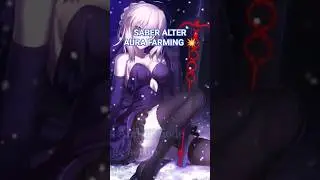 Saber Alter's Aura Farming is strong 💥