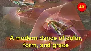 Enhanced Ribbon &ndash; Flowing Abstract Energy in 4K Ultra HD