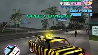 GTA Vice City Part# 98 - Additional mission as a taxi driver- Walkthrough