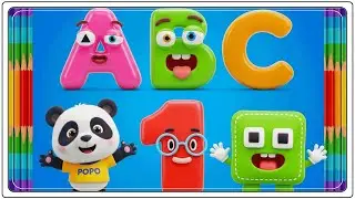 Preschool Learning activities for 3 year olds at home | Learn ABC Phonics Shapes Numbers Colors 🌈